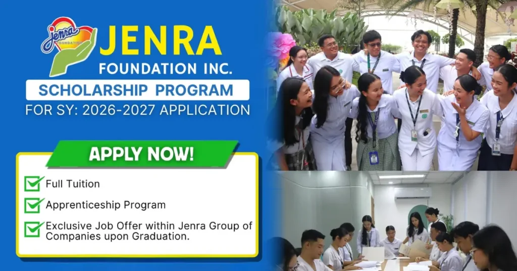 Jenra Foundation Scholarship 2026