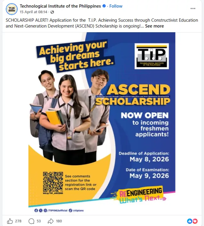 ASCEND Scholarship