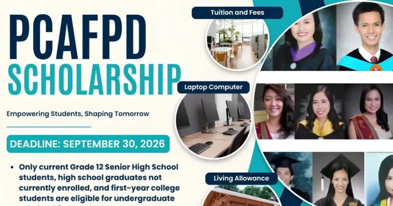 PCAFPD Scholarship 2027